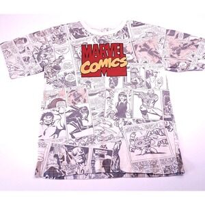 Marvel Comics‎ All Over Print AOP T-shirt Youth Medium